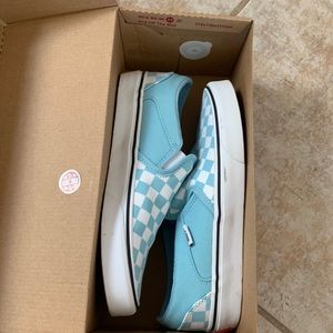Vans slip ons (worn once)